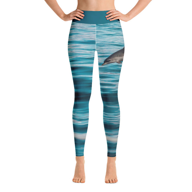 Dazzling Dolphins Yoga Leggings