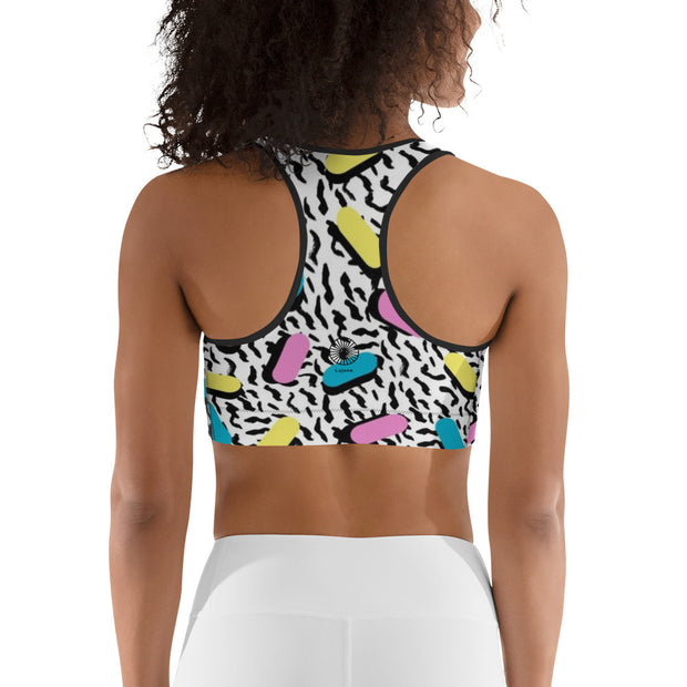 "Take a Chill Pill" Sports Bra