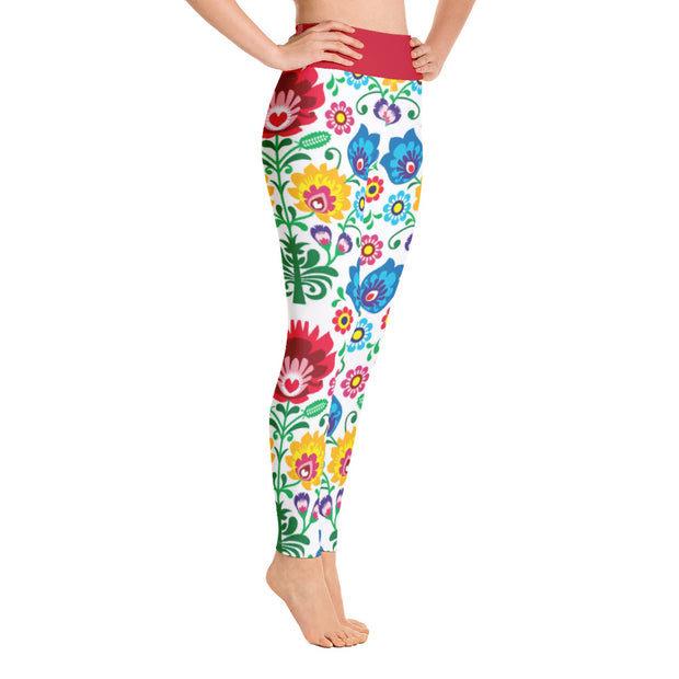 Kisses From Krakow Yoga Leggings