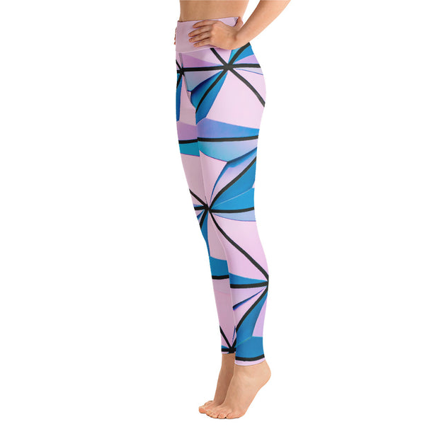 South Beach Art Deco Yoga Leggings