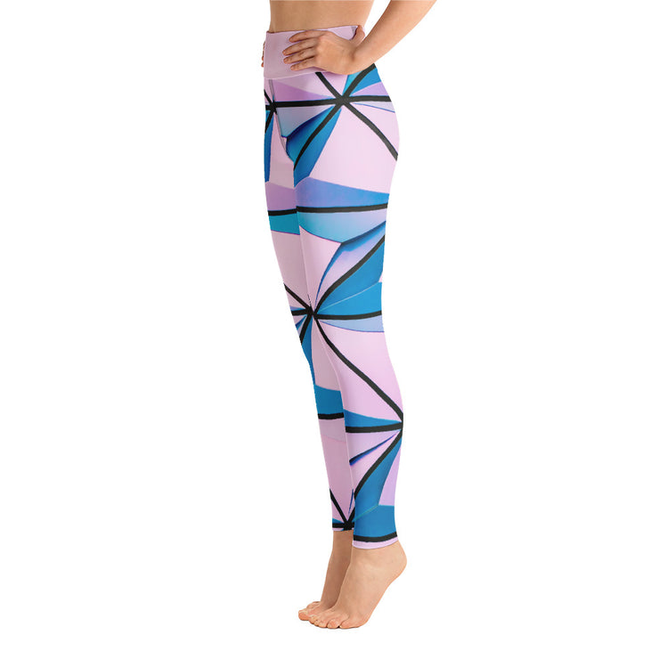 South Beach Art Deco Yoga Leggings