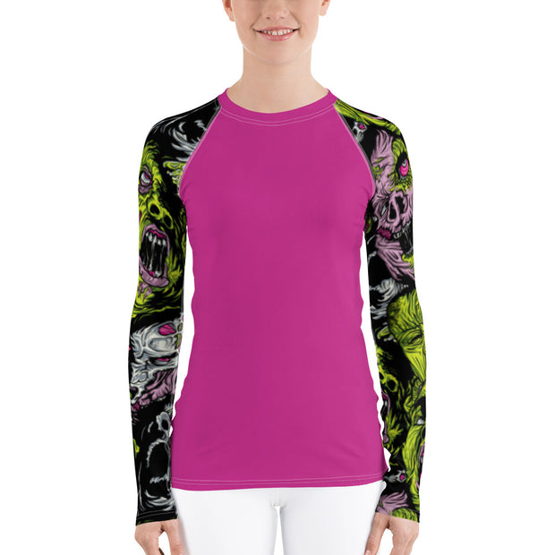 "Retro-Zombie" Land & Sea Fitness Top