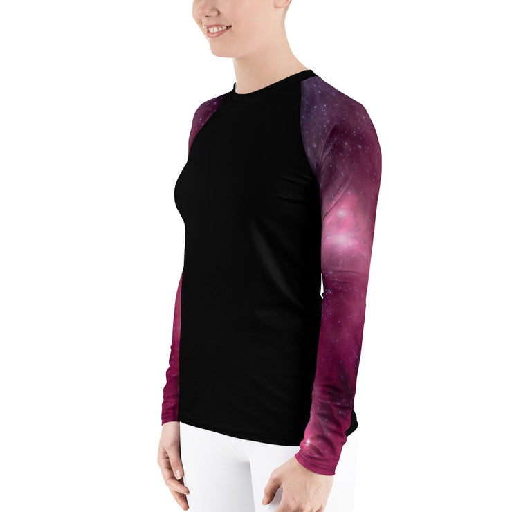 Pink Stars Fitness Top