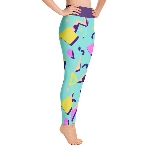 Totally Tubular Yoga Leggings