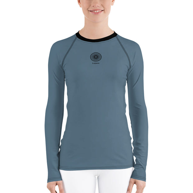 LSB Land & Sea Fitness Top in Blue Stone