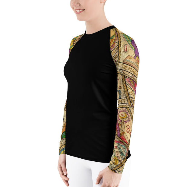 "Fortune Teller" Land & Sea Fitness Top