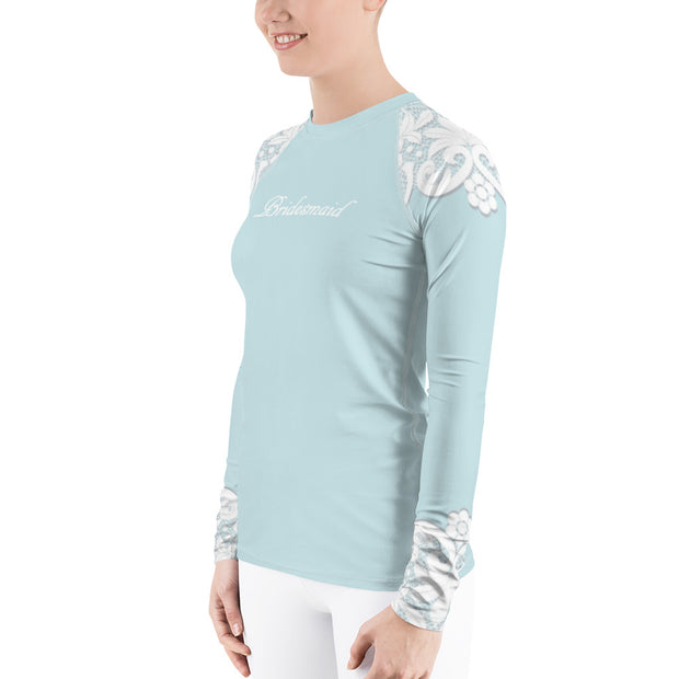 Something Blue Bridesmaid Fitness Top