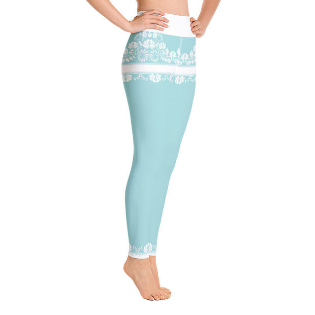 Wedding At Tiffany's Yoga Leggings