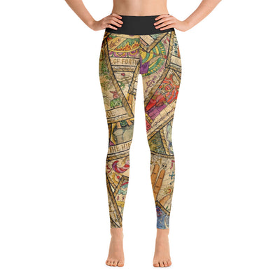 Activewear Athleisure Yoga Leggings similar to athleisure yoga leggings by Lululemon Athletica, Fabletics, Sweaty Betty, Under Armour, Nike, Nordstrom and Adidas for yoga, fitness, Pilates, workouts in moisture-wicking fabric, high fashion prints and bright colors for hiking, camping, surfing, running, swimming, snorkeling, and other outdoor activities as well as lounging, meditation, stretching and relaxing, all for the city girl