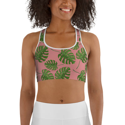 Pink Palms Hotel Sports Bra