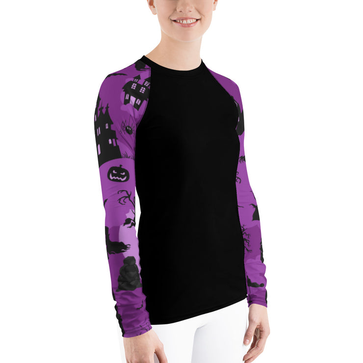 "Purple Treat Trail" Land & Sea Fitness Top