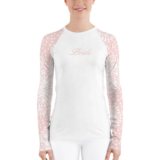 Pink Powder Puff Bride Fitness Top