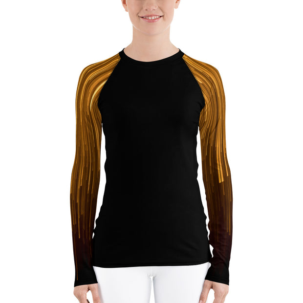 Gold Rain Fitness Top