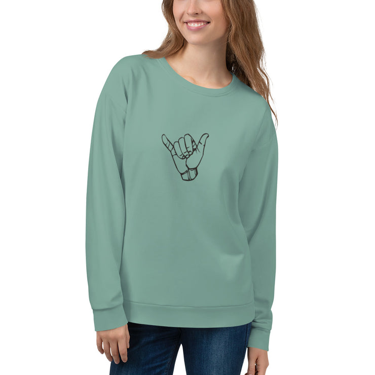 "Hang Loose" Pullover Fitness Sweatshirt