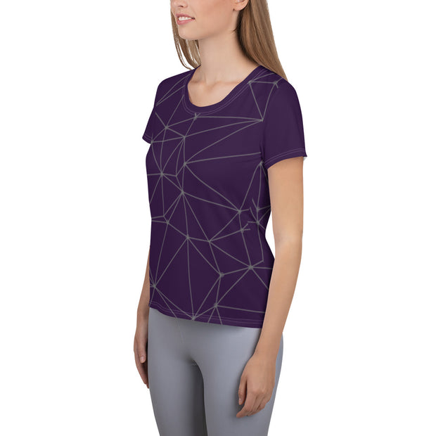 LSB Athletic T-shirt in Deep Plum