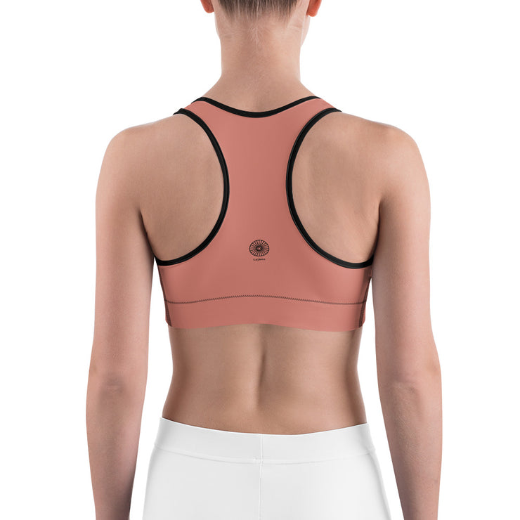 LSB Unpadded Fitness Bra in Crabapple