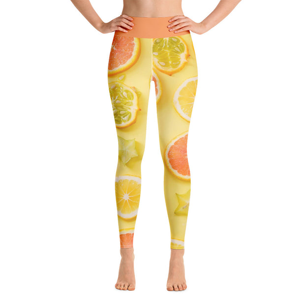 Citrus Medley Yoga Leggings