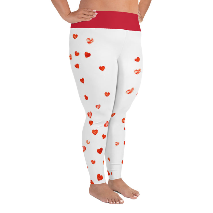 Happy Heart Plus Size Leggings