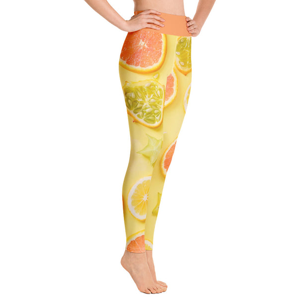 Citrus Medley Yoga Leggings