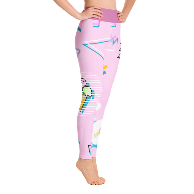 Pretty In Pink Yoga Leggings
