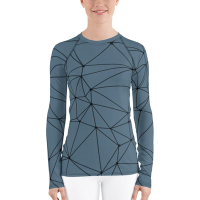 LSB Land & Sea Fitness Top in Blue Stone