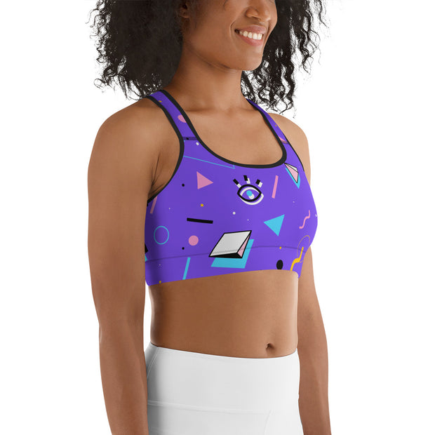 Sweatin' To The Oldies Sports Bra
