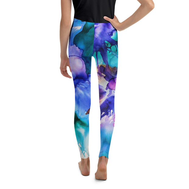 Bursting Canvas Young Lady Leggings