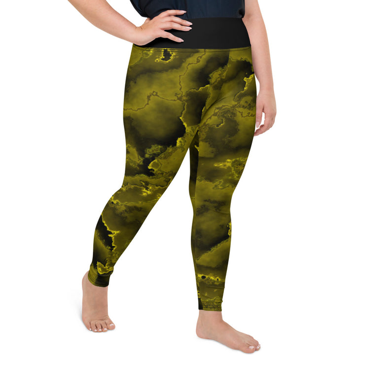 Athleisure Plus Size Leggings with great prints and colorful patterns like Athleisure leggings by Lululemon Athletica, Fabletics, Sweaty Betty, Under Armour, Nike and Adidas 