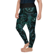 Athleisure Plus Size Leggings with great prints and colorful patterns like Athleisure leggings by Lululemon Athletica, Fabletics, Sweaty Betty, Under Armour, Nike and Adidas 