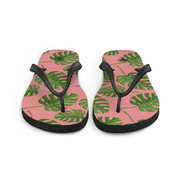 Pink Palms Hotel Flip-Flops