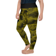Athleisure Plus Size Leggings with great prints and colorful patterns like Athleisure leggings by Lululemon Athletica, Fabletics, Sweaty Betty, Under Armour, Nike and Adidas 