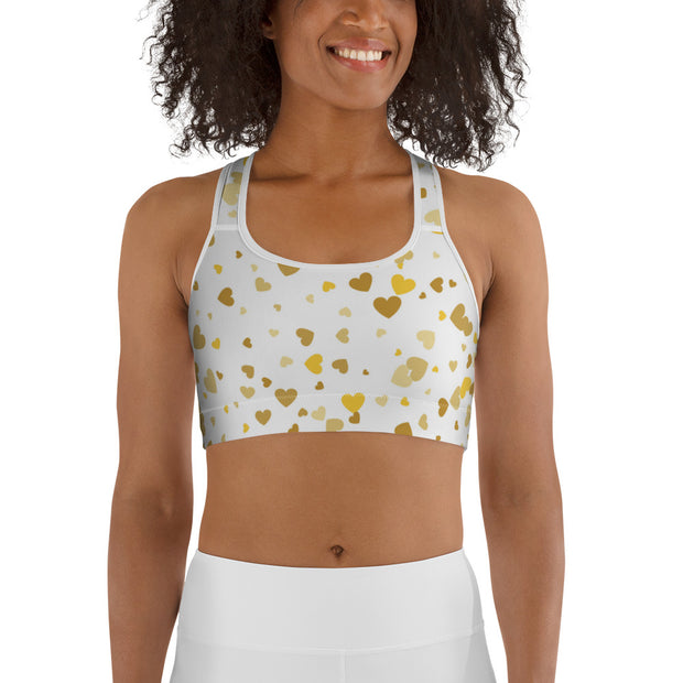 Love is In the Air Sports Bra