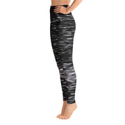 Activewear Athleisure Yoga Leggings similar to athleisure yoga leggings by Lululemon Athletica, Fabletics, Sweaty Betty, Under Armour, Nike, Nordstrom and Adidas for yoga, fitness, Pilates, workouts in moisture-wicking fabric, high fashion prints and bright colors for hiking, camping, surfing, running, swimming, snorkeling, and other outdoor activities as well as lounging, meditation, stretching and relaxing, all for the city girl