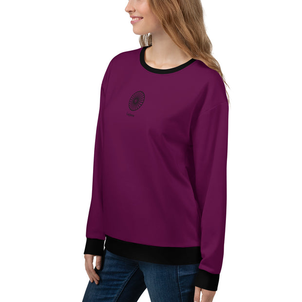LSB "Classic" Pullover Fitness Sweatshirt in Tyrian Purple