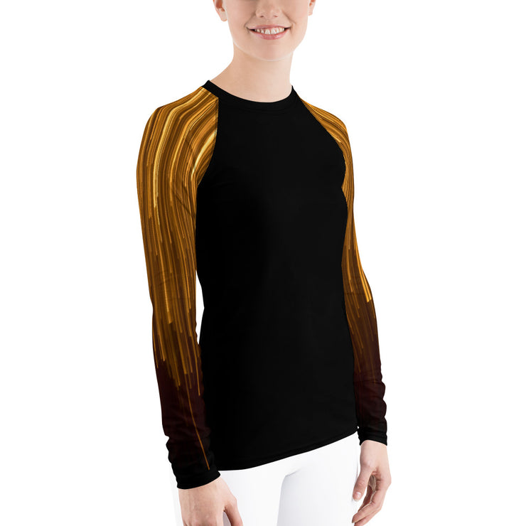 Gold Rain Fitness Top