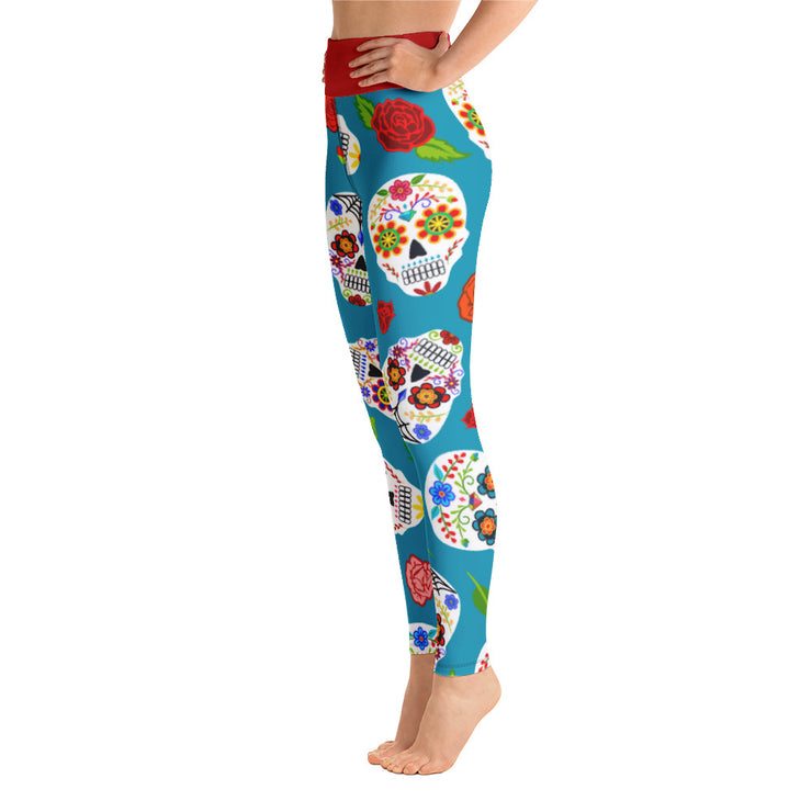 Activewear Athleisure Yoga Leggings similar to athleisure yoga leggings by Lululemon Athletica, Fabletics, Sweaty Betty, Under Armour, Nike, Nordstrom and Adidas for yoga, fitness, Pilates, workouts in moisture-wicking fabric, high fashion prints and bright colors for hiking, camping, surfing, running, swimming, snorkeling, and other outdoor activities as well as lounging, meditation, stretching and relaxing, all for the city girl