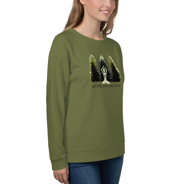 "Into the Forest" Pullover Fitness Sweatshirt