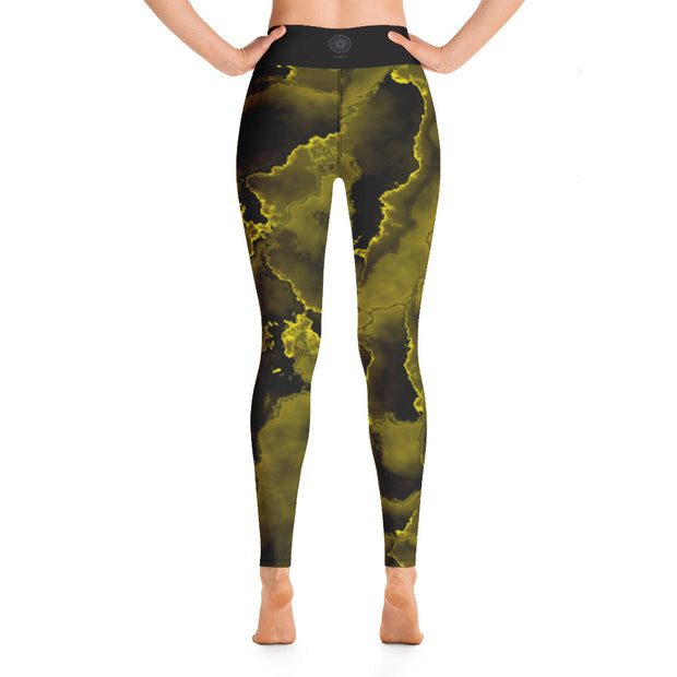 Activewear Athleisure Yoga Leggings similar to athleisure yoga leggings by Lululemon Athletica, Fabletics, Sweaty Betty, Under Armour, Nike, Nordstrom and Adidas for yoga, fitness, Pilates, workouts in moisture-wicking fabric, high fashion prints and bright colors for hiking, camping, surfing, running, swimming, snorkeling, and other outdoor activities as well as lounging, meditation, stretching and relaxing, all for the city girl