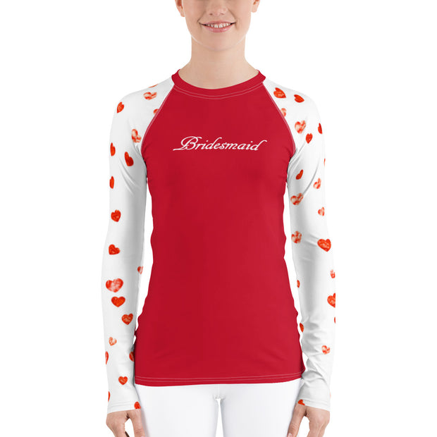 Happy Heart Bridesmaid Fitness Top