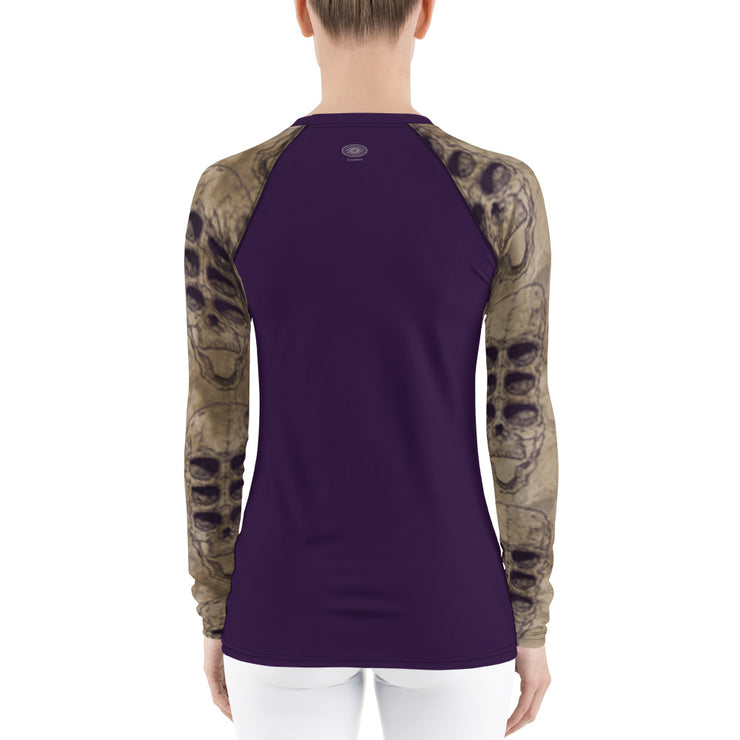 "Vintage Skulls" Land & Sea Fitness Top