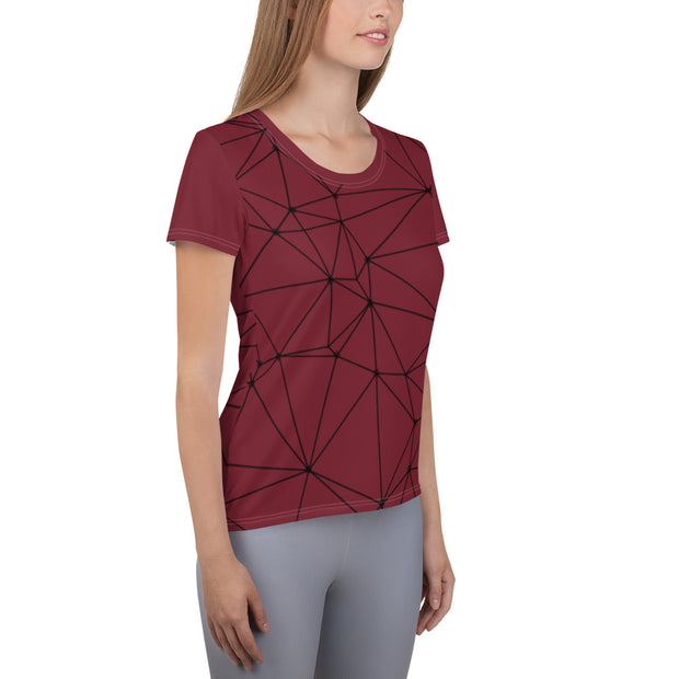 LSB Athletic T-shirt in Biking Red
