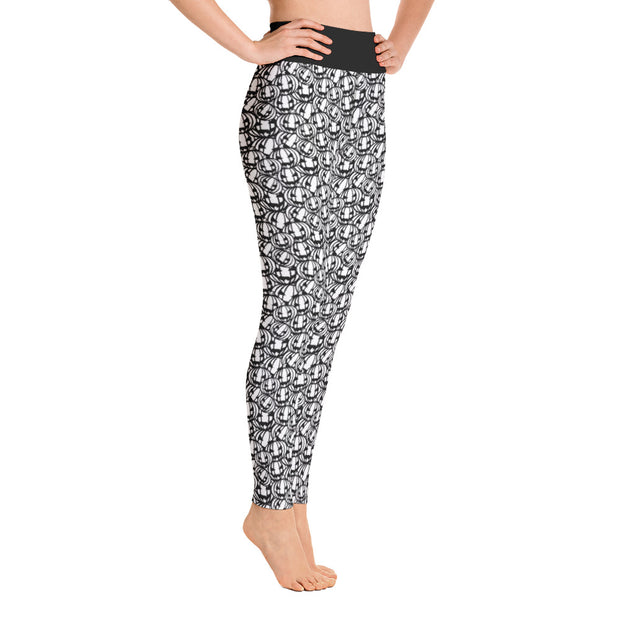 Activewear Athleisure Yoga Leggings similar to athleisure yoga leggings by Lululemon Athletica, Fabletics, Sweaty Betty, Under Armour, Nike, Nordstrom and Adidas for yoga, fitness, Pilates, workouts in moisture-wicking fabric, high fashion prints and bright colors for hiking, camping, surfing, running, swimming, snorkeling, and other outdoor activities as well as lounging, meditation, stretching and relaxing, all for the city girl