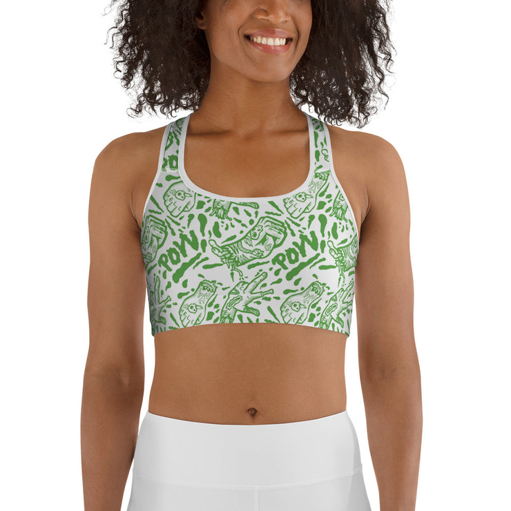 "Zombie Fist Fight!" Fitness  Bra