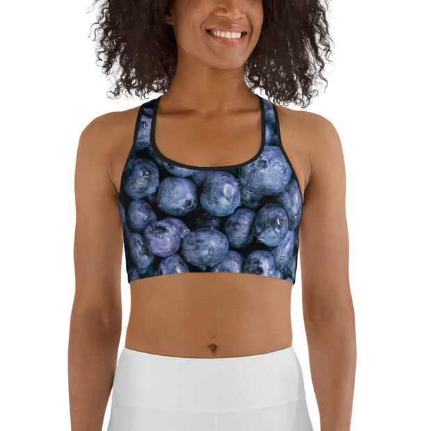 Bombastic Blueberries Sports Bra