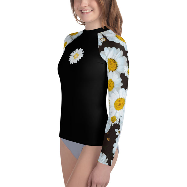 Upsy-Daisy Young Lady Fitness Rash Guard Top
