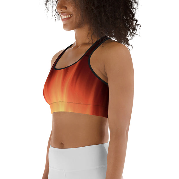 "Campfire Meditation" Unpadded Fitness Bra