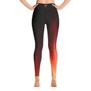 Activewear Athleisure Yoga Leggings similar to athleisure yoga leggings by Lululemon Athletica, Fabletics, Sweaty Betty, Under Armour, Nike and Adidas for yoga, fitness, Pilates, workouts in moisture-wicking fabric, high fashion prints and bright colors for hiking, camping, surfing, running, swimming, snorkeling, and other outdoor activities as well as lounging, meditation, stretching and relaxing, all for the city girl