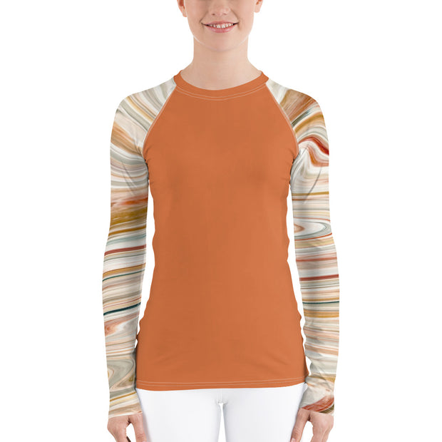 "Sahara Sands" Land & Sea Fitness Top