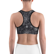 "Wondrous Webs" Fitness Bra