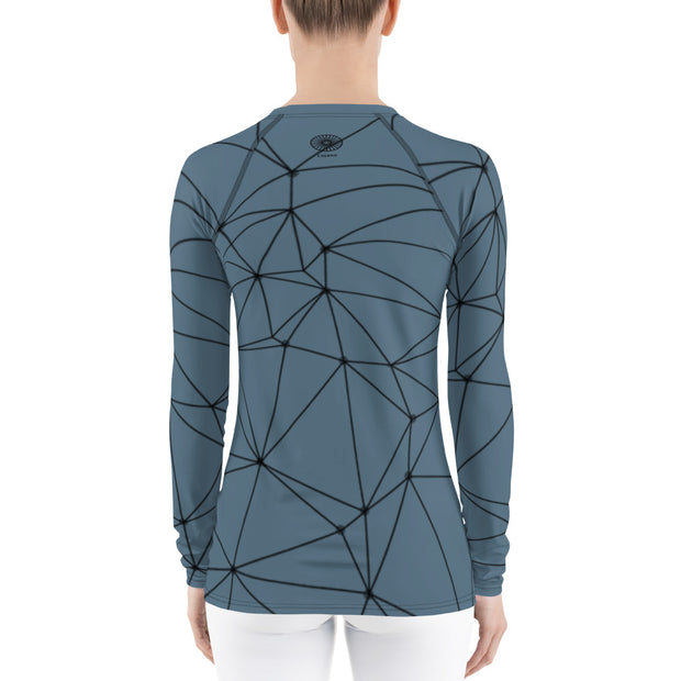 LSB Land & Sea Fitness Top in Blue Stone